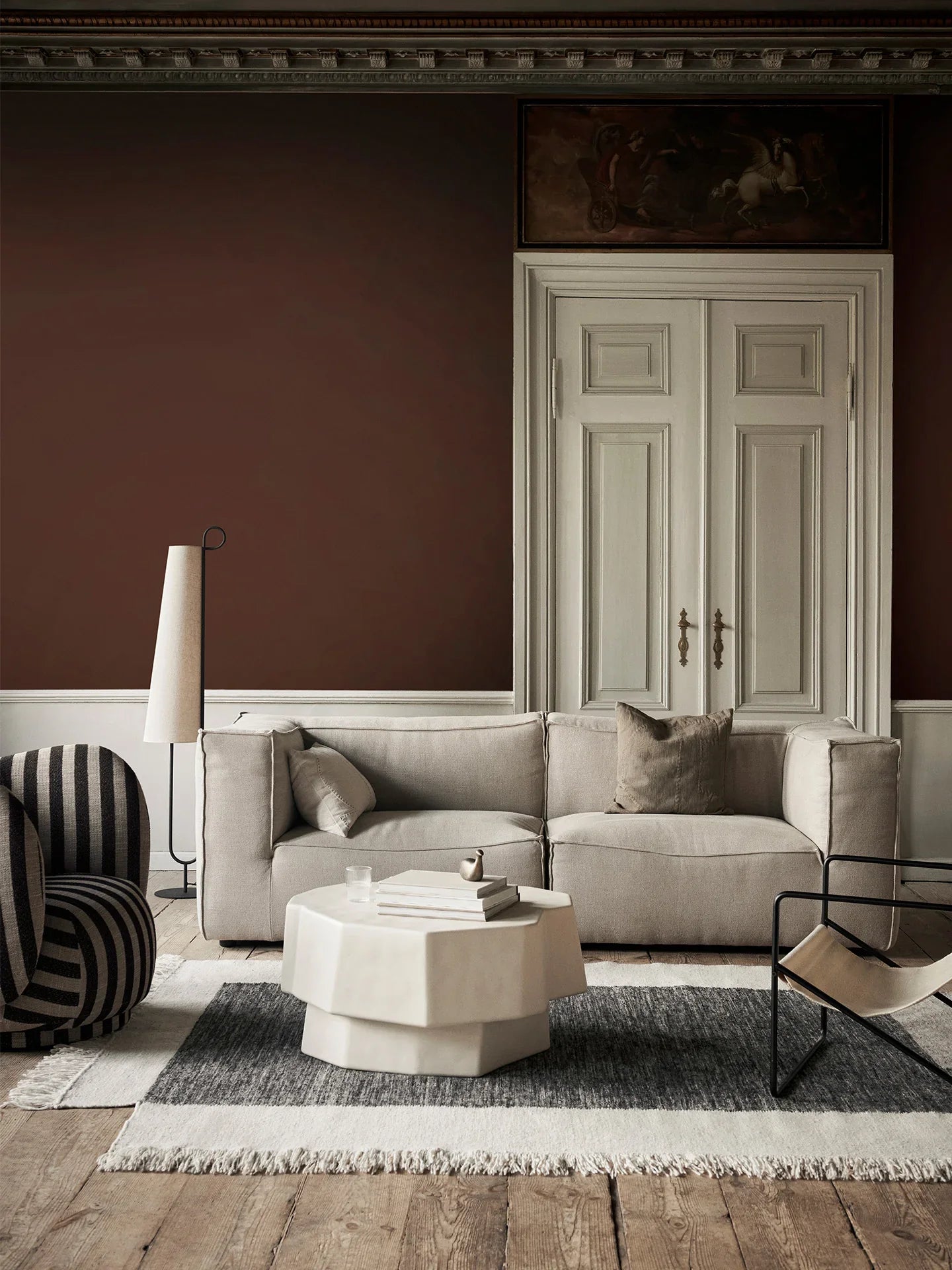 #ART14 SMALL VOLCANIC COFFEE TABLE