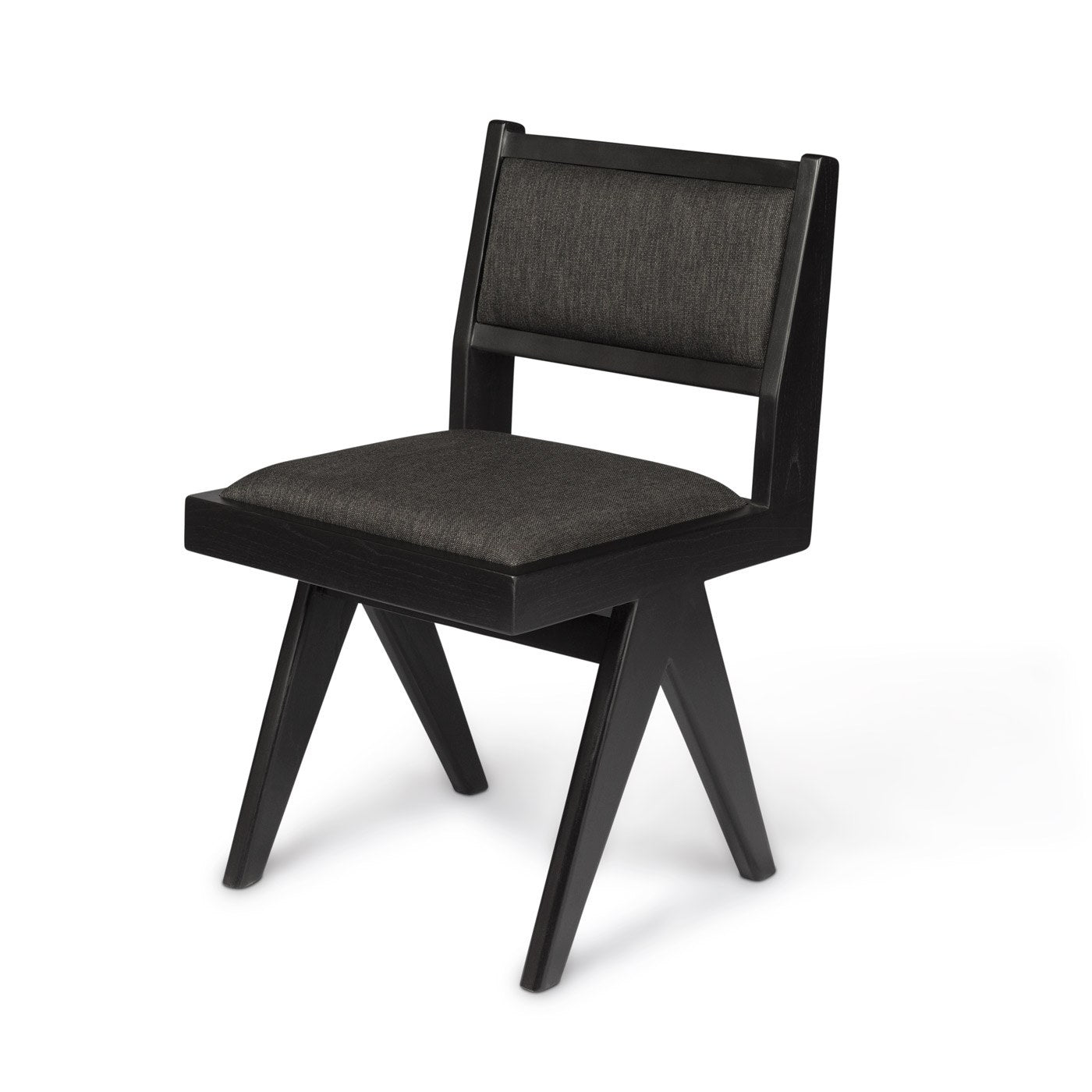 #ART3 TABLE CHAIR - Upholstered - Charcoal Black