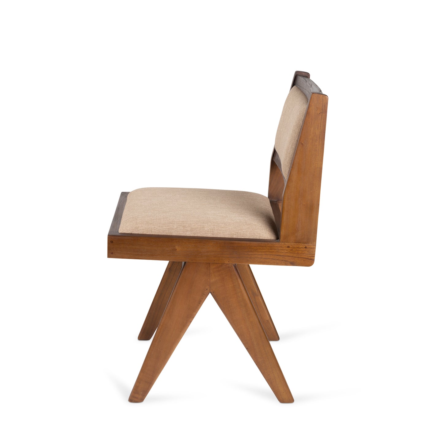 #ART3 Dining Chair Upholstered - Dark Brown